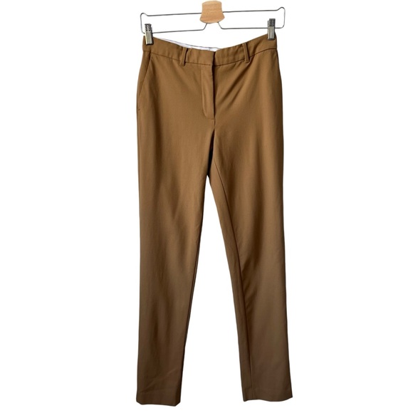 Wilfred Pants - Aritzia Wilfred Tan Midrise Wool Blend Straight Leg Trouser Pants Size 2
